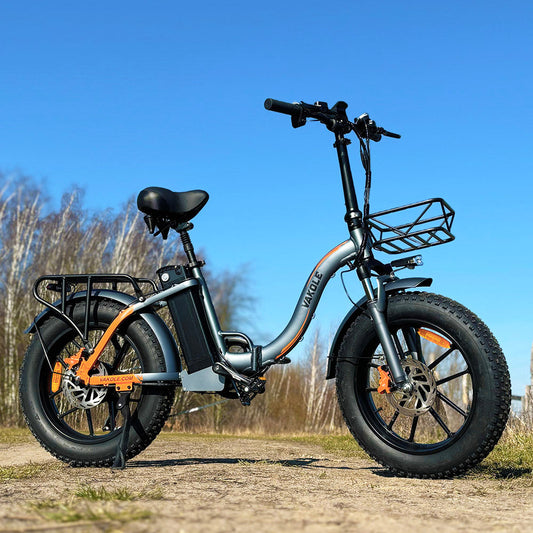 Vakole Y20 Pro Fat Bike 20" Bicicleta Plegable con Paso Bajo 1440Wh E-bike Batería 48V 30Ah